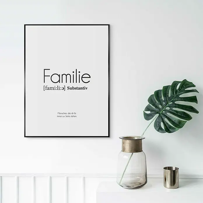 Bild Slim Frame - Familie, B x H: 30 x 40 cm - Stimmungsaufnahme