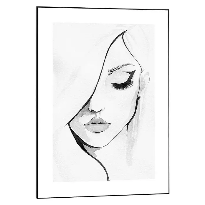 Bild Slim Frame - Female, B x H: 50 x 70 cm - Vorderansicht