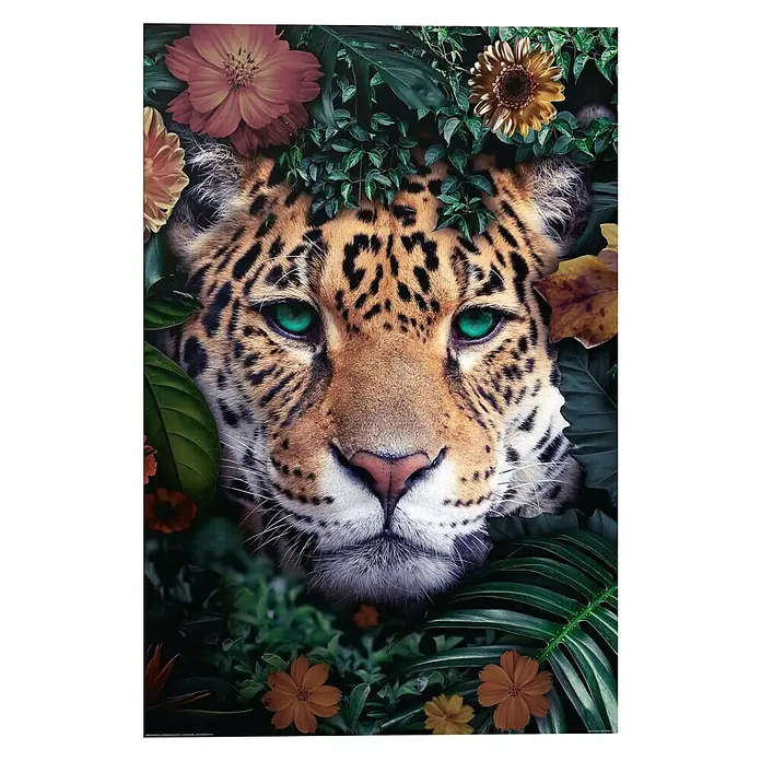 Decopanel - Wildlife Flowers, B x H: 60 x 90 cm - Vorderansicht