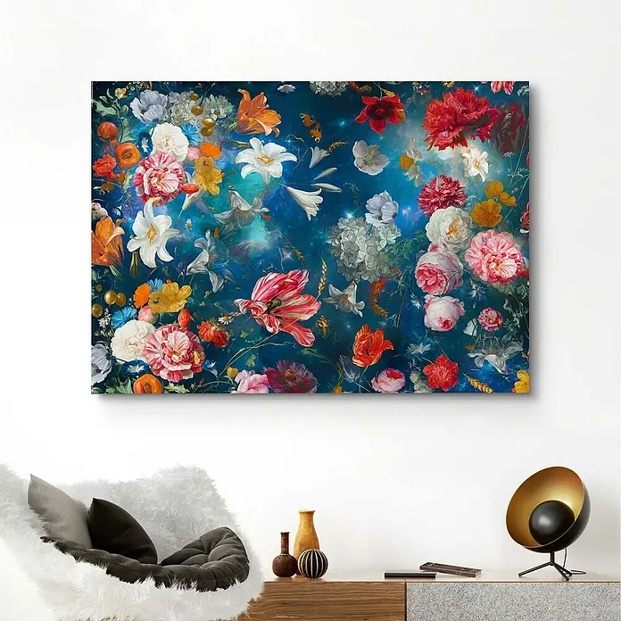 Decopanel - Universal Flowers, B x H: 140 x 100 cm - Stimmungsaufnahme