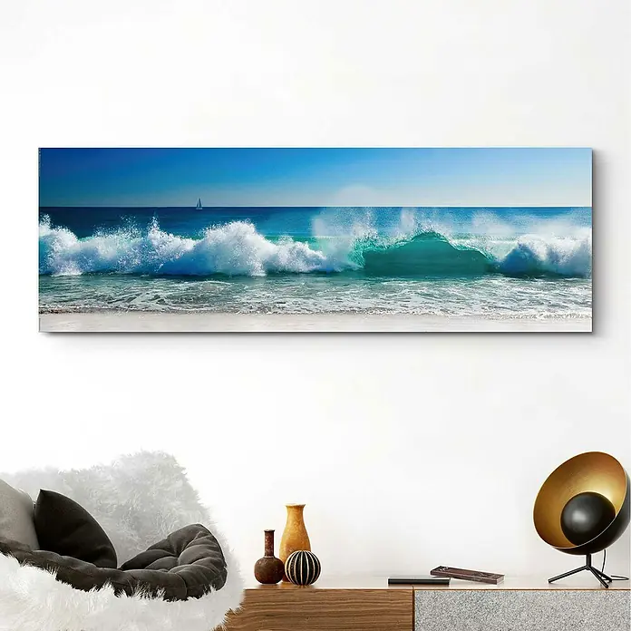 Decopanel - Beach Wave, B x H: 156 x 52 cm - Stimmungsaufnahme