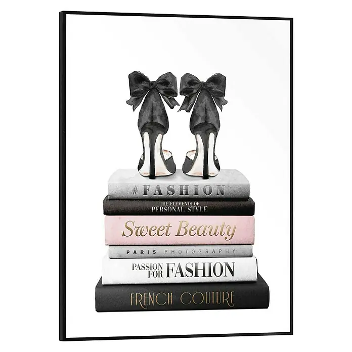 Bild Slim Frame - Fashion Books, B x H: 30 x 40 cm - Vorderansicht