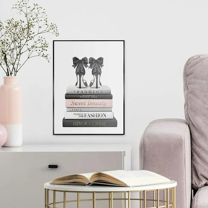 Bild Slim Frame - Fashion Books, B x H: 30 x 40 cm - Stimmungsaufnahme
