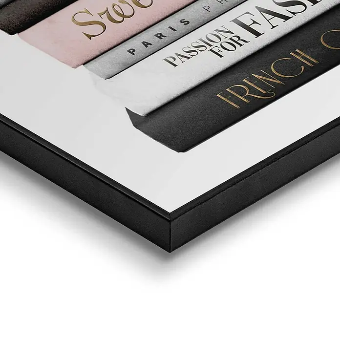 Bild Slim Frame - Fashion Books, B x H: 30 x 40 cm - Detailaufnahme