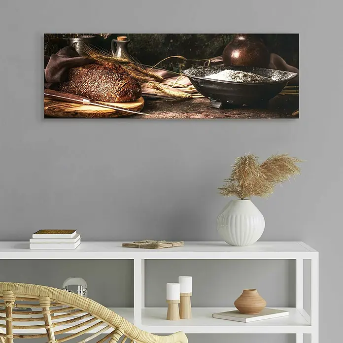 Decopanel - Stillife Bread, B x H: 90 x 30 cm - Stimmungsaufnahme