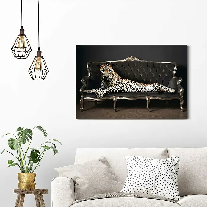 Decopanel - Panther Pose, B x H: 90 x 60 cm - Stimmungsaufnahme