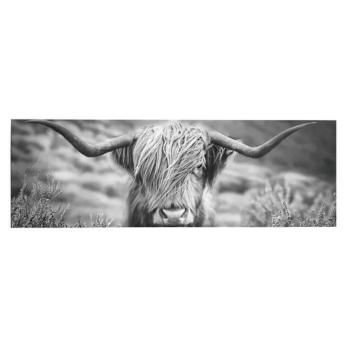 Decopanel - Highlander Landscape, B x H: 156 x 52 cm - Vorderansicht