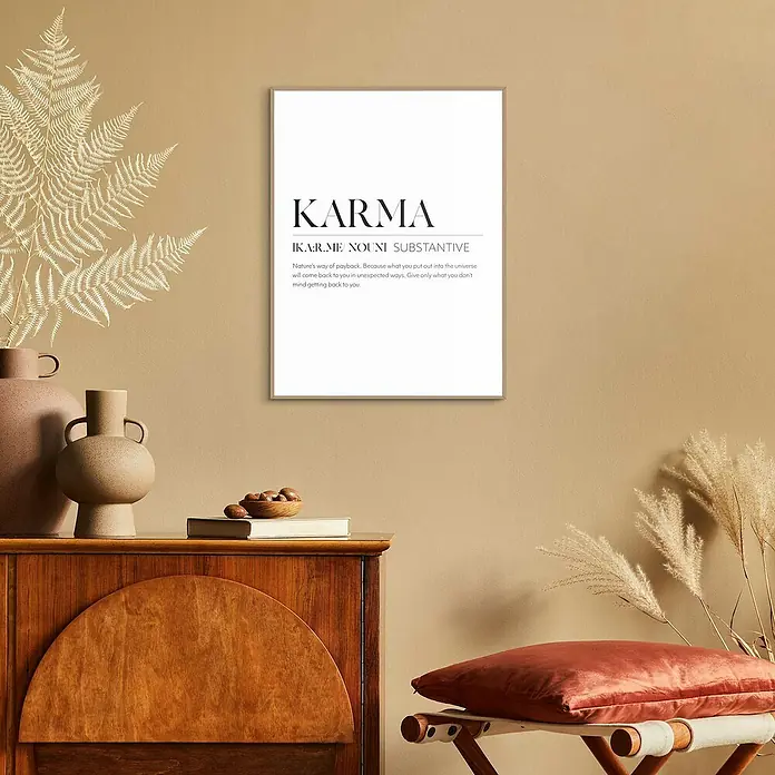 Bild Slim Frame - Karma, B x H: 30 x 40 cm - Stimmungsaufnahme