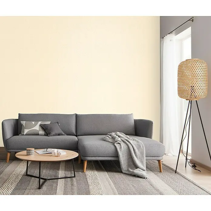 SCHÖNER WOHNEN-Farbe Trendstruktur Wandfarbe Glimmerfarbe - Light Beige, 2,5 l, Matt, Art Effekt: Glitzer-Optik - Stimmungsaufnahme