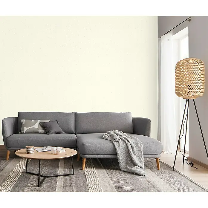 SCHÖNER WOHNEN-Farbe Trendstruktur Wandfarbe Glimmerfarbe - Crystal White, 2,5 l, Matt, Art Effekt: Glitzer-Optik - Stimmungsaufnahme