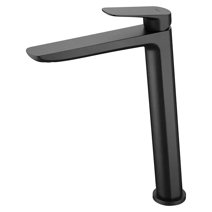 Imex Bélgica Grifo de lavabo alto - Negro, Mate - Vista angular