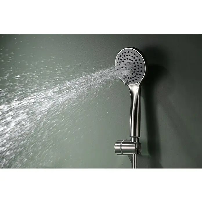Imex Ural Grifo monomando de bañera - Níquel, Cepillado - Producto en uso