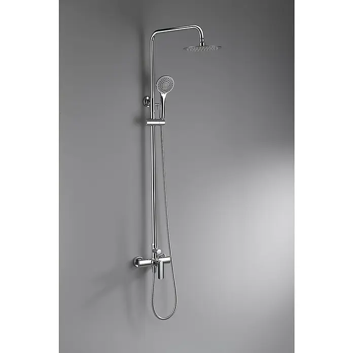 Imex Ural Sistema de ducha - Con grifo monomando, Número de tipos de chorro: 3 ud., Cromo - Foto ambiente