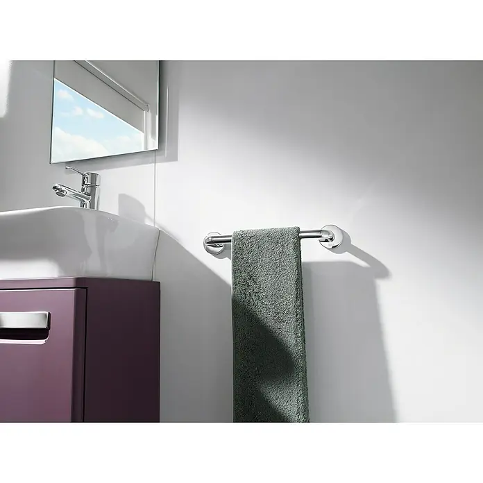 Roca Hotels 2.0 Toallero - Ancho: 30 cm, Atornillado, Brillante - Foto ambiente