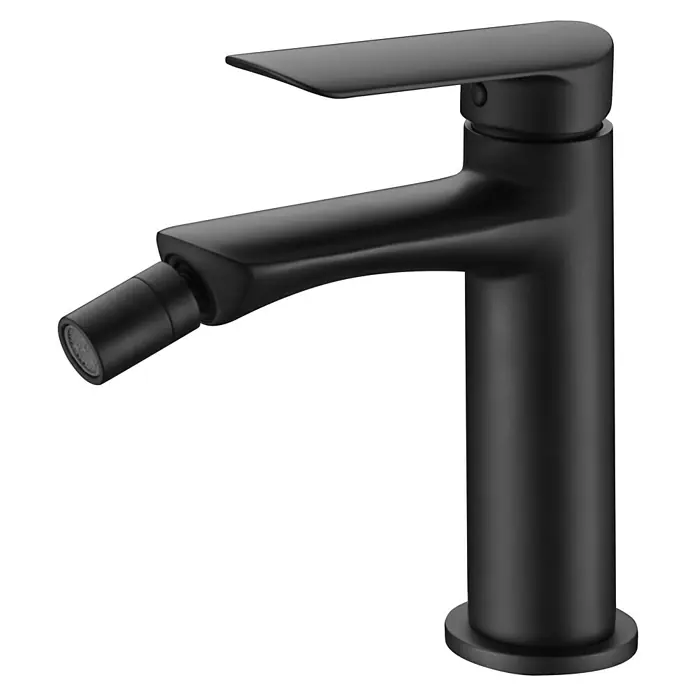 Imex Ural Grifo monomando de bidé - Negro, Mate - Vista angular