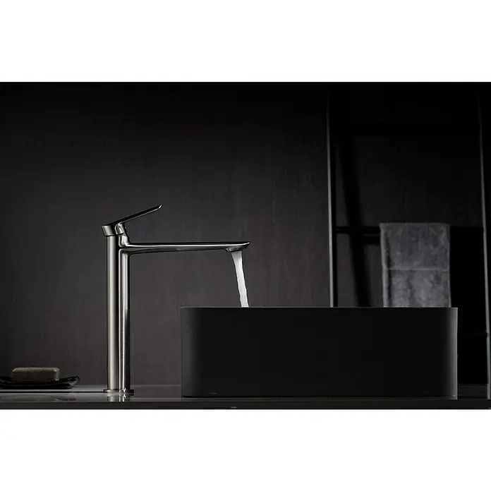 Imex Ural Grifo de lavabo alto - Níquel - Foto ambiente