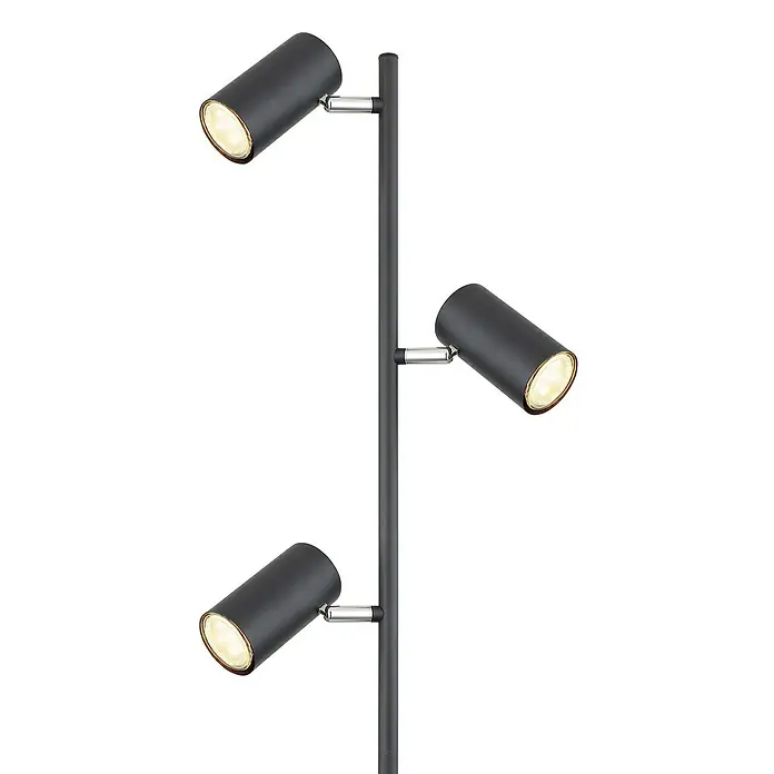 Globo LED-Stehleuchte Robby - 5 W, Höhe: 154 cm, Schwarz - Detailaufnahme
