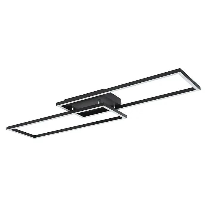 Globo LED-Deckenleuchte Tatjana - 36 W, L x B x H: 101 x 29 x 7,5 cm - Diagonale Ansicht