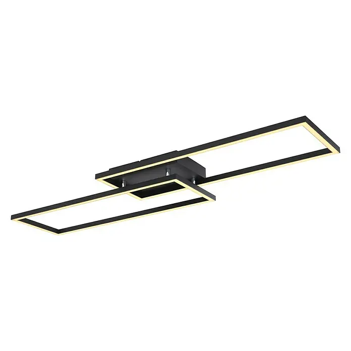 Globo LED-Deckenleuchte Tatjana - 36 W, L x B x H: 101 x 29 x 7,5 cm - Diagonale Ansicht
