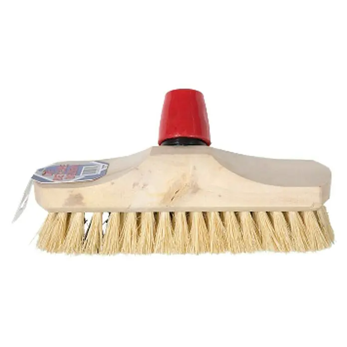 Talen Tools Schrobber - Werkbreedte: 22 cm, Materiaal borstelharen: Polypropyleen, Essenhout - Vooraanzicht