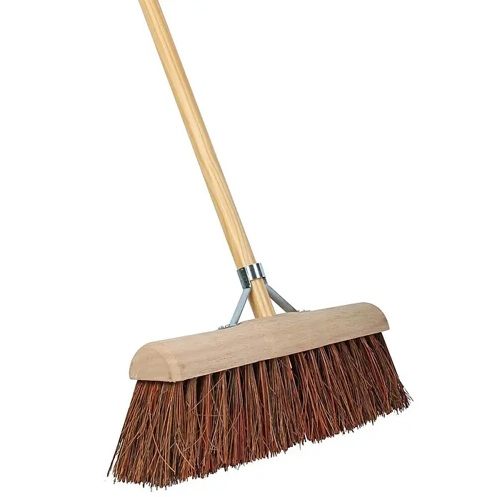 Talen Tools Straatbezem - Werkbreedte: 45 cm, Materiaal borstelharen: Kokos - Close-up