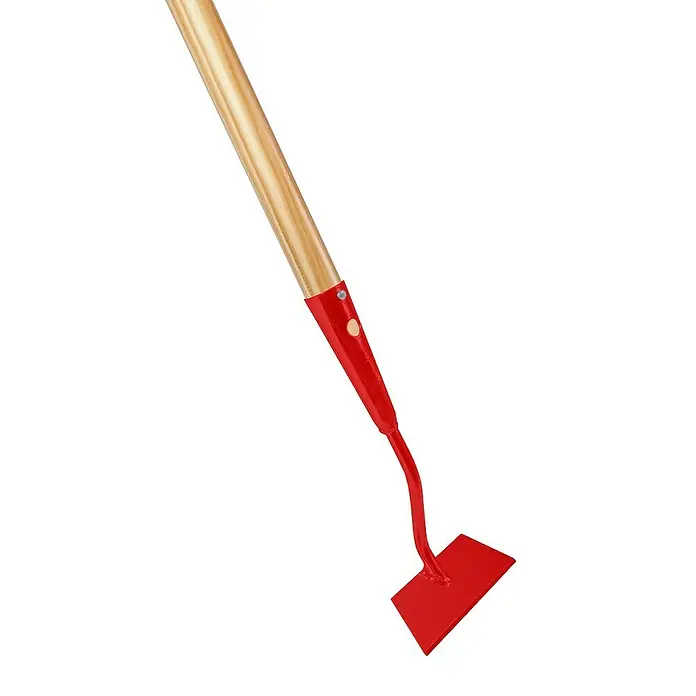 Talen Tools Schoffel - Werkbreedte: 12 cm, Lengte steel: 140 cm, Rood - Close-up