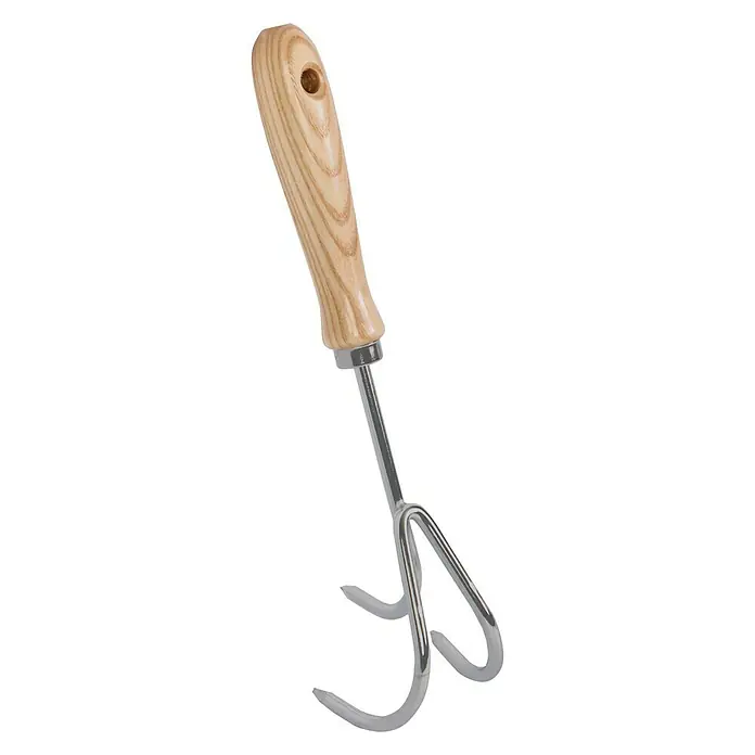 Talen Tools Kleine Handkrabber - Staal, Tandenaantal: 3 - Diagonaal zicht