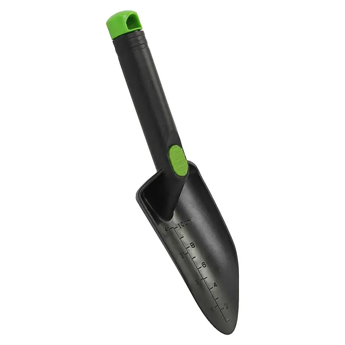 Talen Tools Handschepje - Kunststof, Zwart - Diagonaal zicht