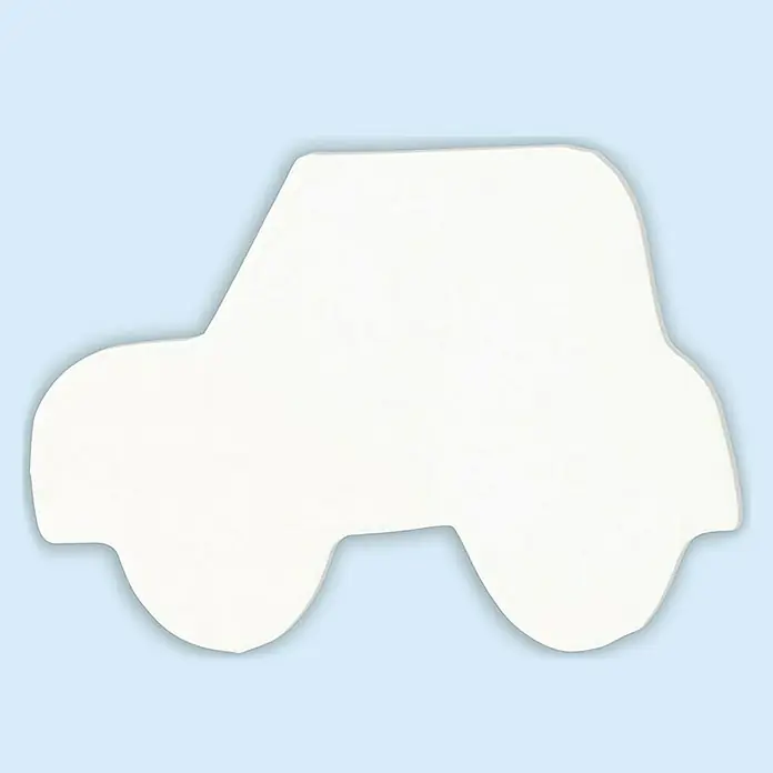 Décopatch Pieza decorativa Coche - 1 ud., Cartón, 1,5 x 12 cm - Vista superior