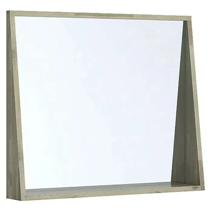 Allibert Spiegel Chelsea - 80 x 70 cm, Eikenhout - Diagonaal zicht