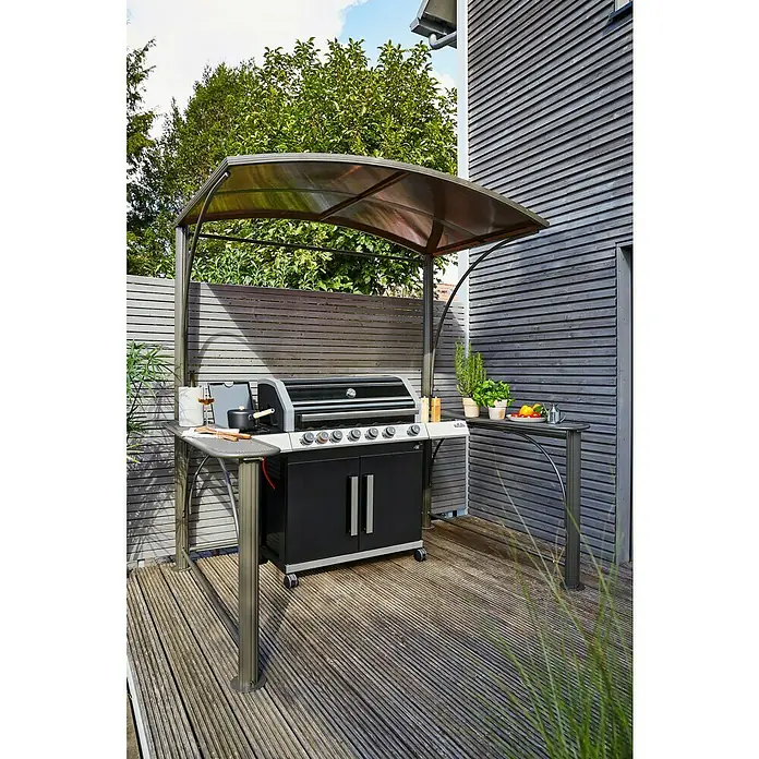 Kingstone KMS Gázgrill Cliff 650-1 - Égők száma: 6, 24,5 kW - Hangulatos felvétel