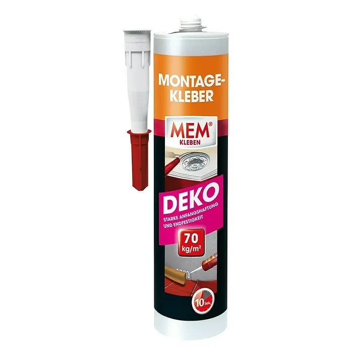 MEM Montagekleber Deko - Beige/Weiß, 380 g - Vorderansicht