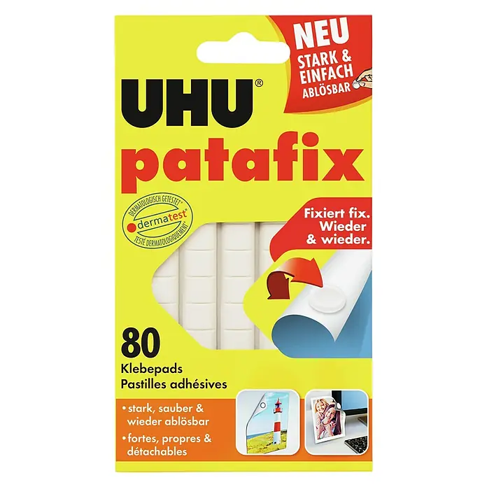 UHU Klebepads Patafix - 80 Stk. - Vorderansicht