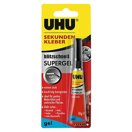 UHU  Sekundenkleber Blitzschnell Supergel