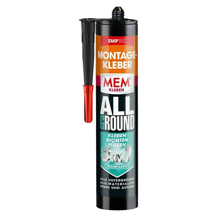 MEM Montagekleber ALLGROUND 3in1 - Transparent, 310 g - Vorderansicht