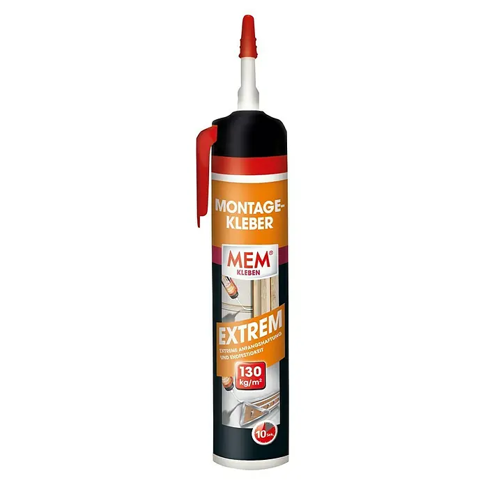 MEM Montagekleber Extrem - Beige/Weiß, 1 Stk. x 260 g - Vorderansicht