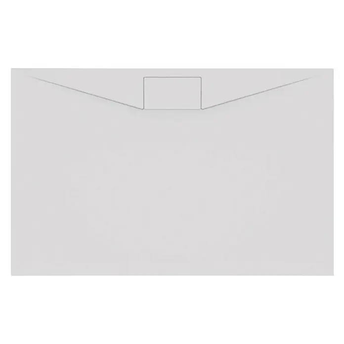 Kolpa San Tuš kada Acro - D x Š: 120 x 90 cm, Kompozitni materijal, Bijela boja - Pogled sprijeda