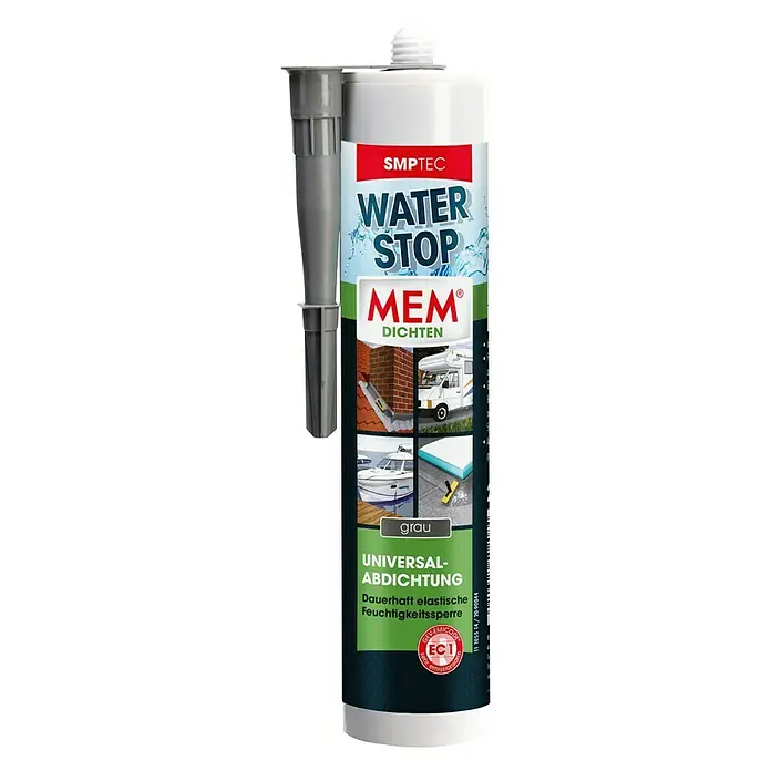 MEM Wasserstop - 290 ml, Lösemittelfrei, Bitumenfrei, Isocyanatfrei - Vorderansicht