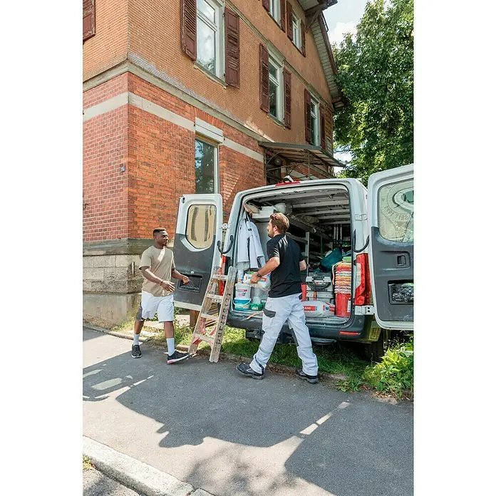 Kübler Pulse Arbeitshose Eco - Konfektionsgröße: 52, Weiß/Anthrazit - Anwendungsbeispiel