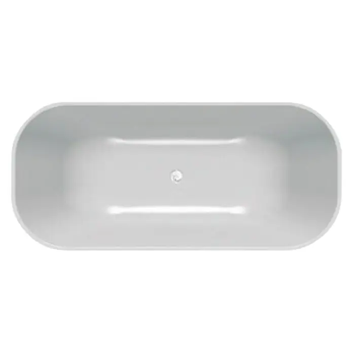 Kolpa San Samostojeća kada Pandora - D x Š: 173 x 78 cm, 285 l, Sanitarni akril, Bijele boje - Pogled odozgo