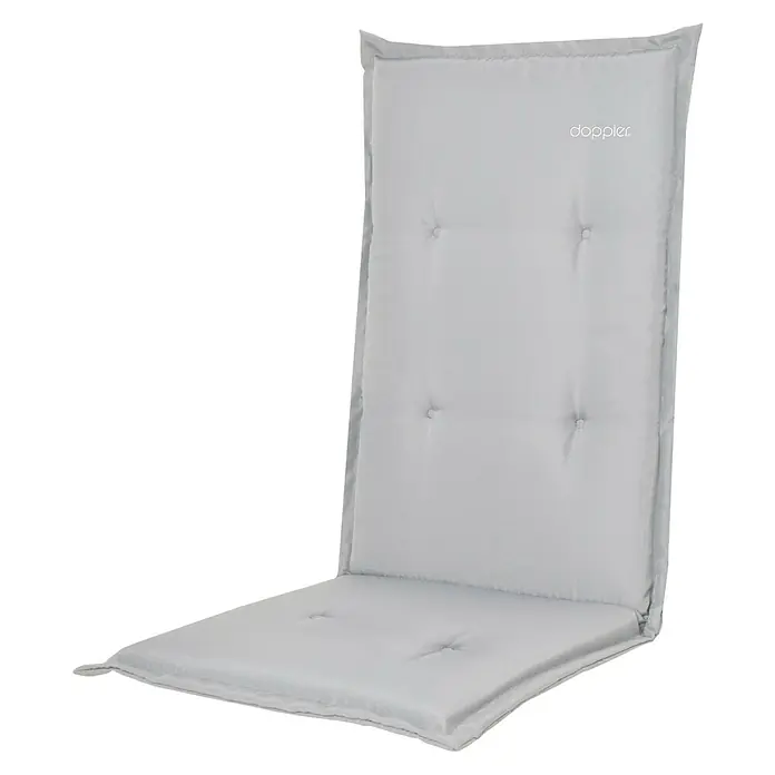 Doppler Navlake za vrtni namještaj Look - Antracit, D x Š x V: 119 x 48 x 4 cm, Stolica s visokim naslonom, Poliester - Dijagonalni pogled