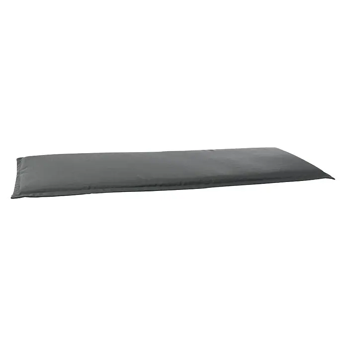Doppler Jastuk za klupu Look - D x Š x V: 150 x 45 x 4 cm, Antracit boje, 100% poliester - Dijagonalni pogled
