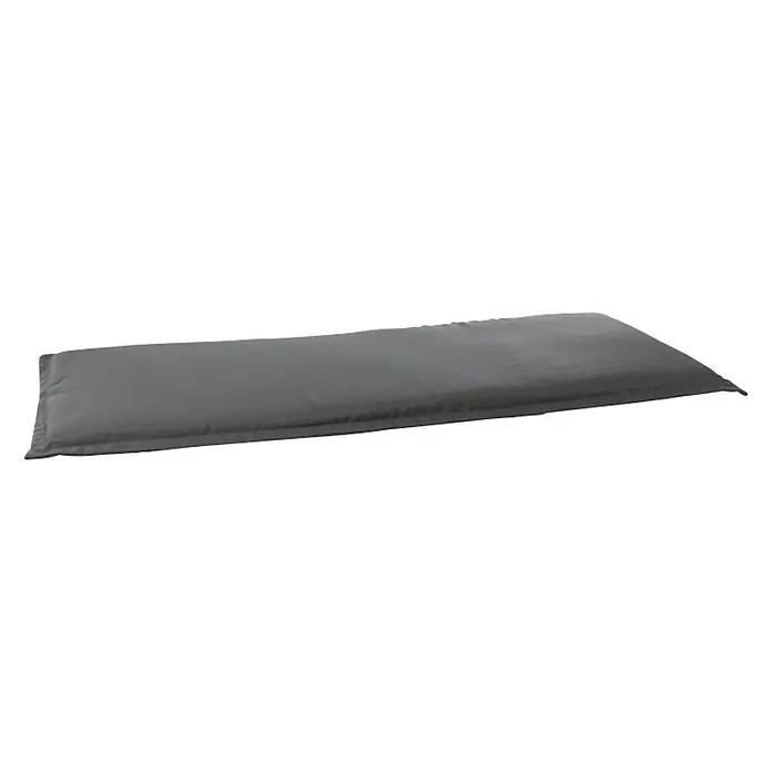 Doppler Jastuk za klupu Look - D x Š x V: 120 x 45 x 4 cm, Antracit boje, 100% poliester - Dijagonalni pogled
