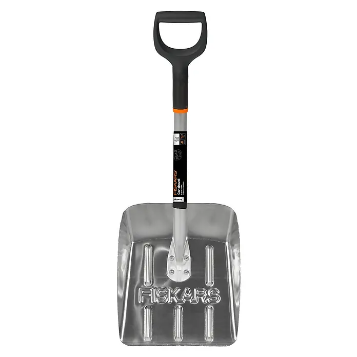 Fiskars Solid Autoschaufel - Breite: 25,5 cm, Aluminium, Geeignet für: Schnee - Vorderansicht