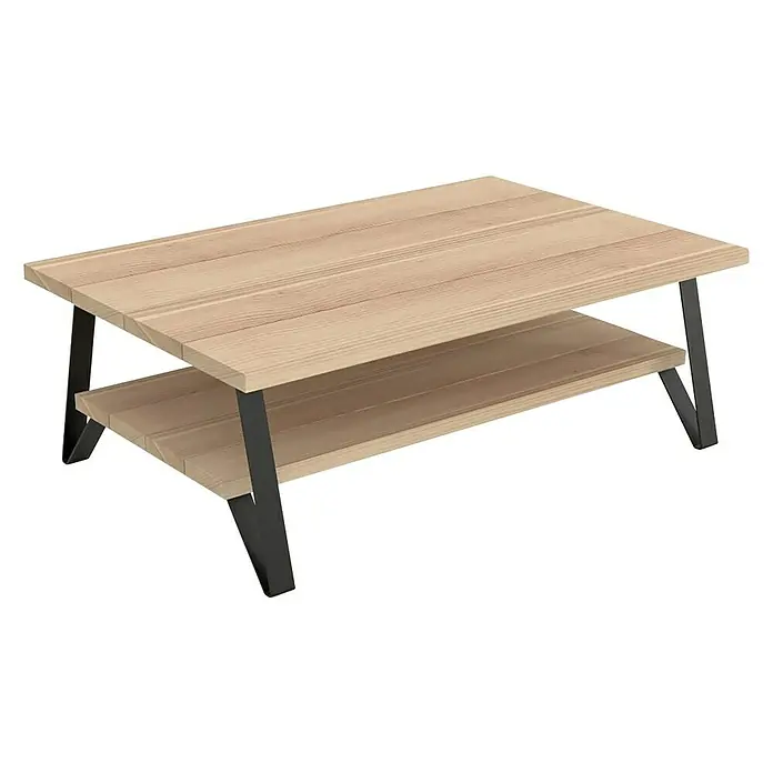 Möbelfuß - Traglast: 75 kg, Schwarz, L x B x H: 50 x 770 x 400 mm - Diagonale Ansicht
