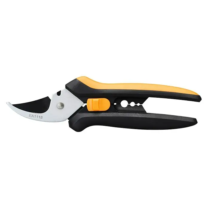 Fiskars Gartenschere SP 141 - Länge: 18,5 cm - Ansicht von oben