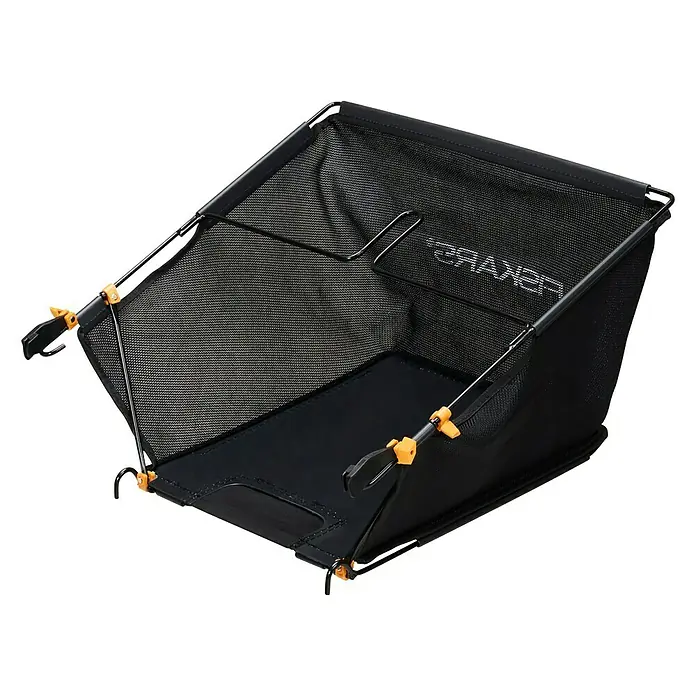 Fiskars Grasfangkorb StaySharp - Passend für: StaySharp Spindelmäher - Diagonale Ansicht