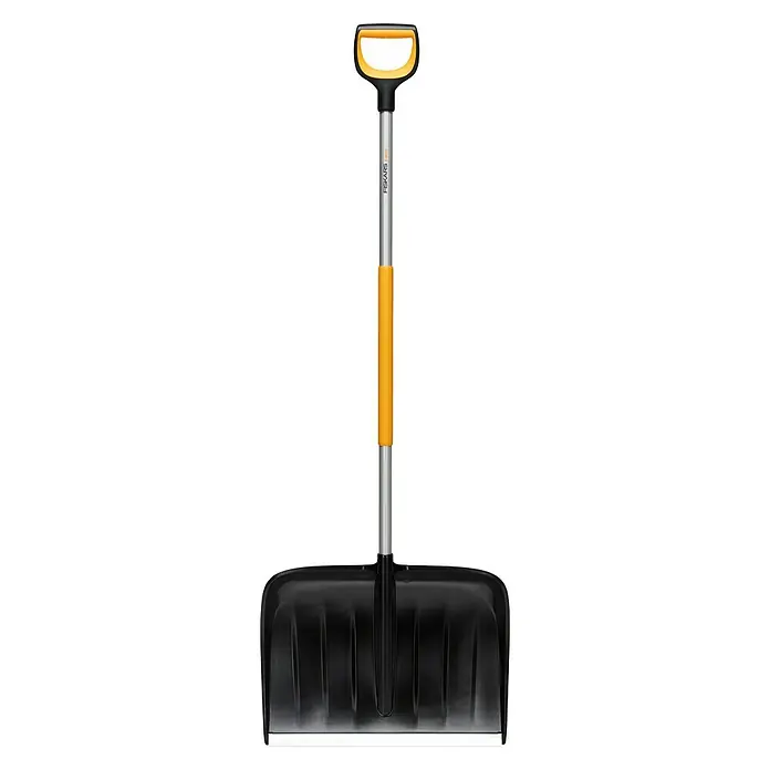 Fiskars X-series Schneeschieber mit Aufbug - Breite: 53 cm - Vorderansicht