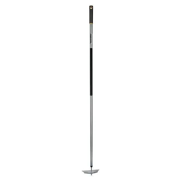 Fiskars Ergonomic Gartenhacke - Arbeitsbreite: 18,5 cm, Langstiel - Vorderansicht