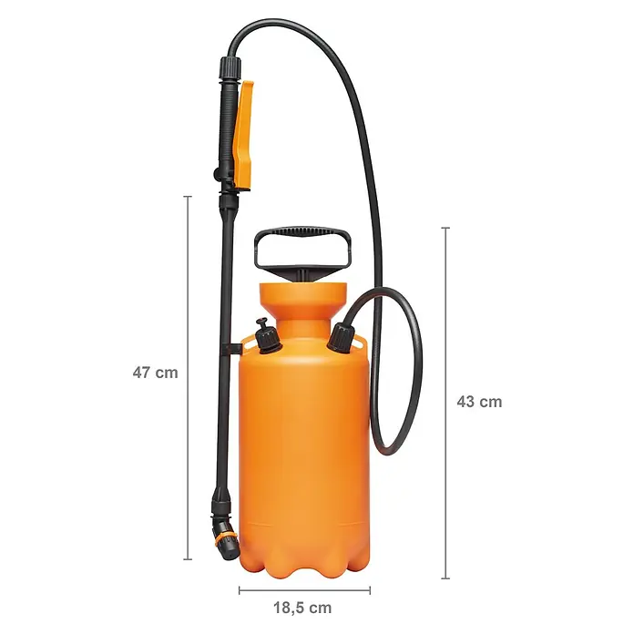 Fiskars Drucksprüher - 5 l, 3 bar - Skizze